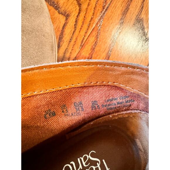 Franco Sarto Womens Taupe Beige Pebbles Suede Chukka Boot Bootie Size 6.5M - Picture 10 of 11